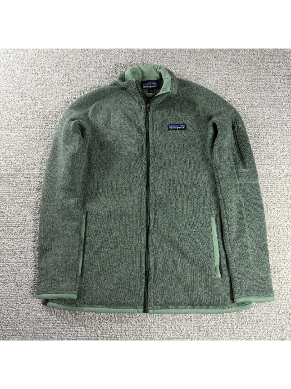 Patagonia Better Sweater Full Zip Fleece Jacket Green Women's Size XS